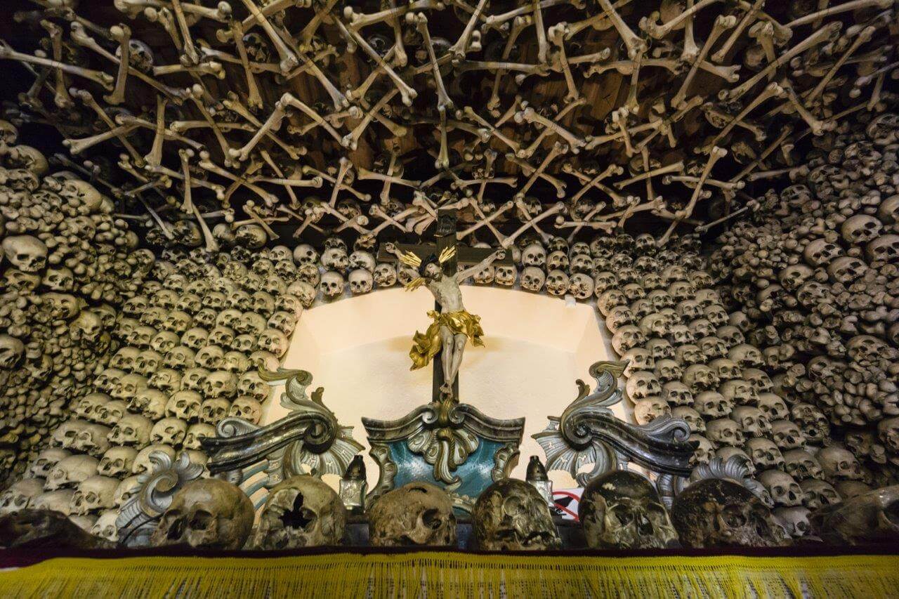 Skull Chapel in Czermna